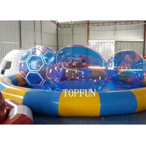 Wholesale CE 7.3 m Diameter Plastic Swimming Pool With Water Walking Ball from china suppliers