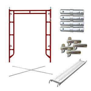 High Load Capacity Frame System Scaffolding Q235 Material