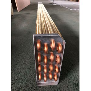 AC Cooling Copper Condenser Coil Galvanized Plate Custom