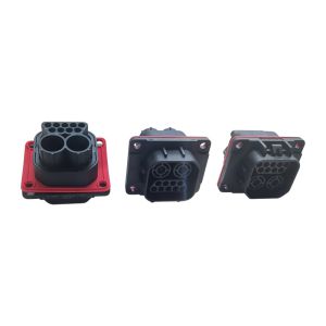 2Pin Power Motorcycle Electrical Connector With 9Pin Signal