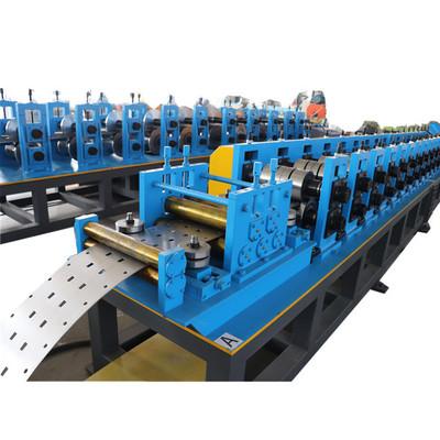 Quality Advanced Shelf Panel Roll Forming Machine For Upright Racks With Punching And Cutting Systems for sale