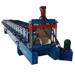 China Automated Hydraulic Cutting Downpipe Forming Machine with PLC Control on sale