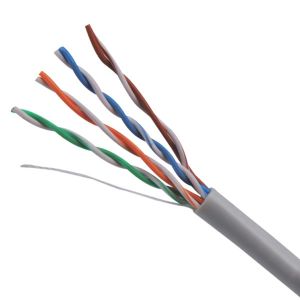 Wholesale 24AWG Cat5e UTP CM PVC Plenum Cable Copper Gray High Speed Ethernet Cable 1000FT from china suppliers