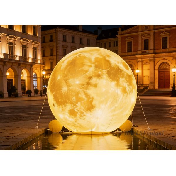 Inflatable Moon Planet Light LED Event Festive Atmosphere Decoration