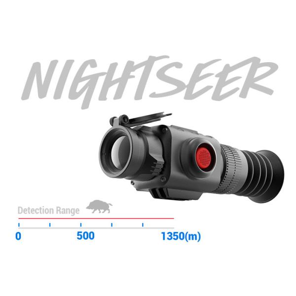 Compact Design Thermal Imaging Sight With 1350m Detection Distance