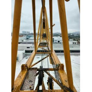Used Zoomlion 6012 Tower Crane Reliable Lifting Power for Large-Scale Projects