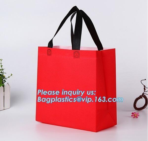 fashion custom non woven bag pp non woven bag non woven shopping bag, Wholesale laser foldable shopping bag sliver gold