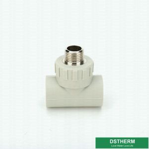 Energy Efficient Male Threaded Tee Ce Approval With Injection Technics