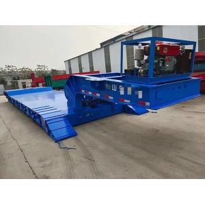 12R22.5 Detachable Gooseneck Semi Trailer 70T Removable Gooseneck Truck