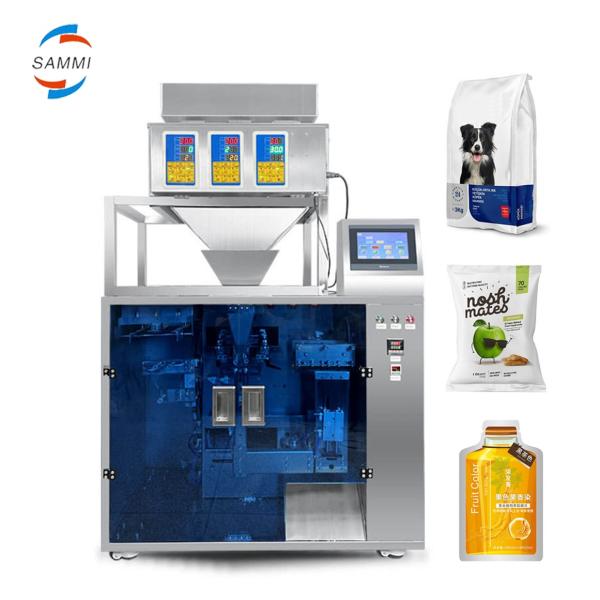 New Design Fully Automatic Stand up Pouch Bag Granule Filling and Sealing