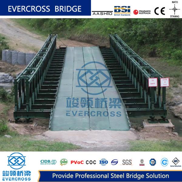 Quality Bridge Temporary Steel Bailey Bridge CB100 Custom Steel Bridge for sale