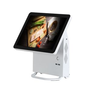 Store White Color Win 10 OS Pos Cash Register With Aluminium Alloy Housing