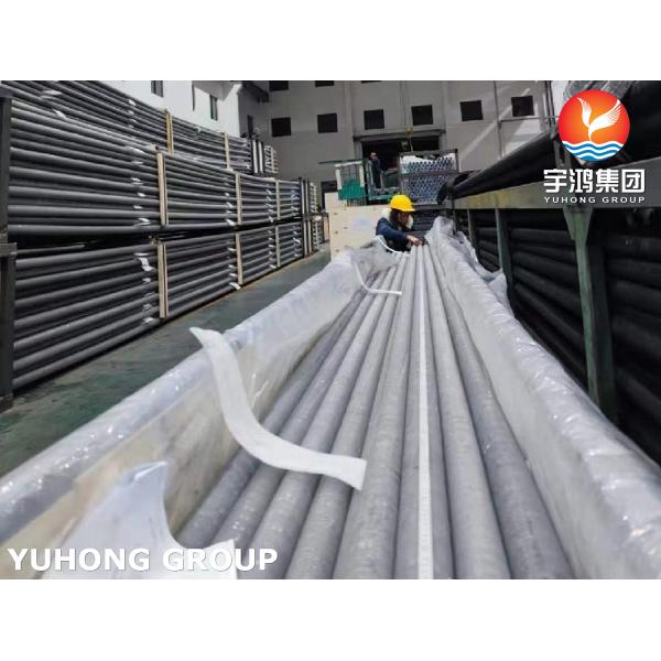 ASTM B163 Alloy 825 N08825 Nickel Alloy Extruded Fin Tubes With AL1060 Fins