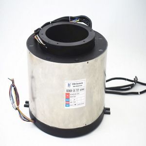 China Stainless Steel Housing 200mm Through Hole IP65 Slip Ring on sale