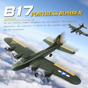 2024 Fx-817 Rc Airplane Remote Control B-17 Glider 2ch Stunt Flying Aircraft
