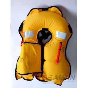 150N EN / ISO Automatic Inflatable Life Jackets 210D Nylon TPU Single Air