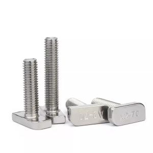 M12 M16 Hammer Head T Bolt Aluminum anodized 6061 7075 With Nut Washer Aluminium