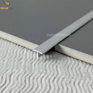 China Tile Trim Aluminum Strips T Shaped Transition Strip Bright / Anodized on sale