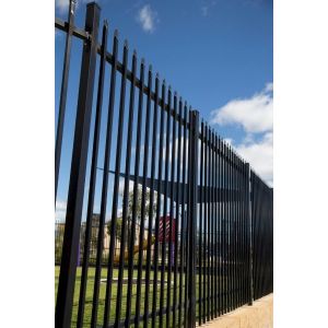 1.8X2.5m Garrison Steel Picket Fence Panel | Steel Picket Fence Factory Garrison