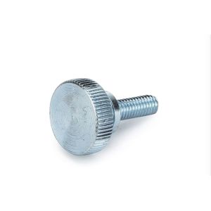 China Flared Collar Precision Shoulder Screws Knurled Head With Fully Threaded on sale