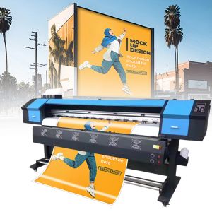 High Speed with Eps Heads Printer with Xp600 Printhead for CMYK Flex Banner