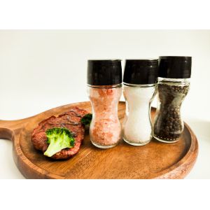 High Quality Glass Grinders with Plastic Cap Customizable Filler Options