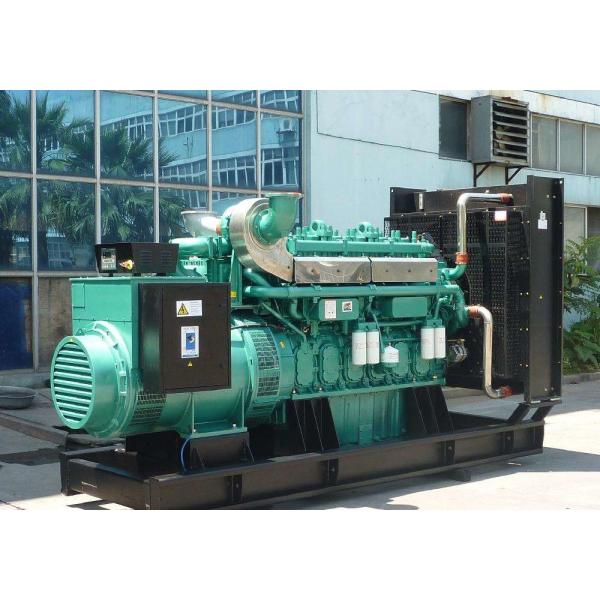 Water Cooled Industrial Generator Set 700 - 800KW 0.8 Power Factor Electric Governing Type