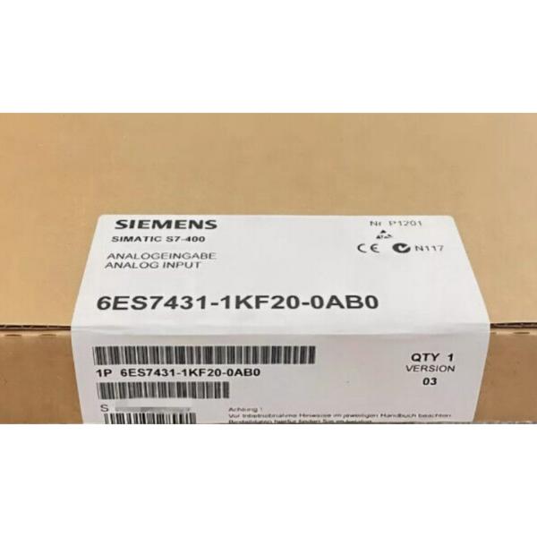 SIEMENS 6ES7431-1KF20-0AB0 SIMATIC S7-400, ANALOG INPUT SM 431, ISOLATED 8 AI,