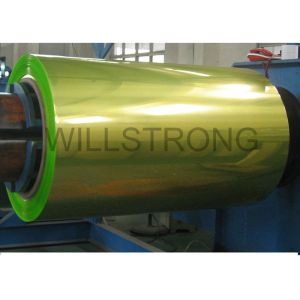 ISO14001 Ceitificate Gold Aluminum Foil Sheets Subject To Panel Thickness