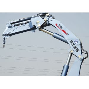 Durable 16 Ton Transporting Articulated Boom Crane , Hydraulic System