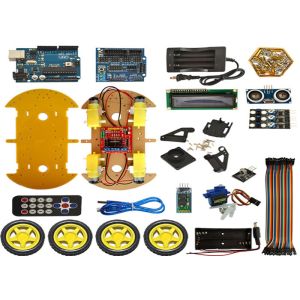 Intelligent Bluetooth Tracking Obstacle Avoidance Robot Smart Car with LCD