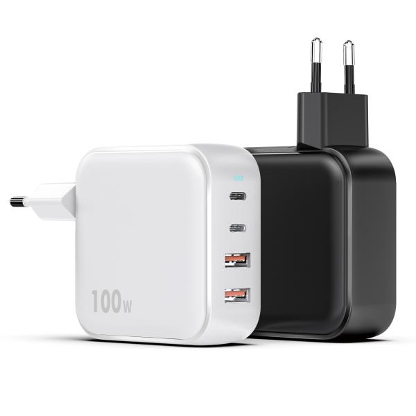 Quality 100W Fast Charging Station – Dual USB-A + Dual USB-C | Charge 4 Gadgets Simultaneously for sale