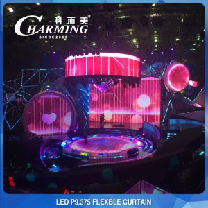 UV Resistant Flexible LED Video Wall 3840Hz 16 Bit Practical