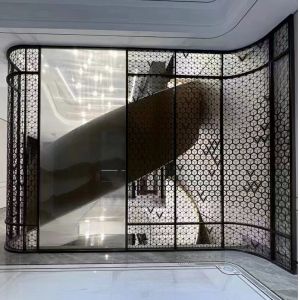 Metal frame wall panel hanging decoration room divider