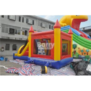 Tarpaulin Inflatable Jumping Castle Bounce Combo Slide For Toddler