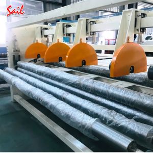 Nonwoven fabric winding machine automatic cutting machinery