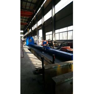 China  Galvanized Light Pole Shut and Welding Machine Hydraulic Synchronous 6 Claws Clamping by Heavy Duty Chain Driving