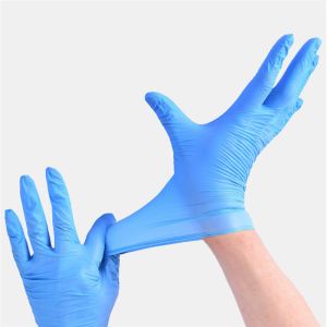 China Hot selling CE  approved food grade powder free nitrile examination disposable gloves on sale