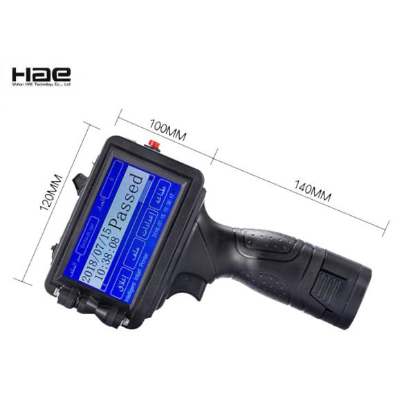 530 TIJ Handheld Inkjet Coding Machine , Easy Operation Portable Expiry Date