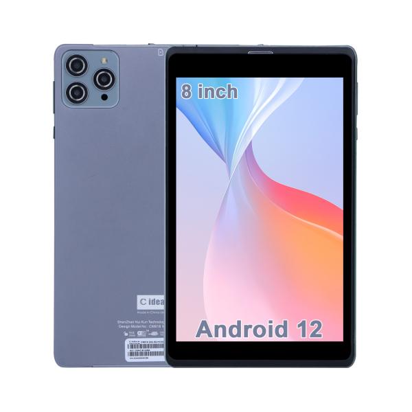 C idea Android Tablet PC Dual Camera 8 Inch 1280x800 IPS HD Display Android 12