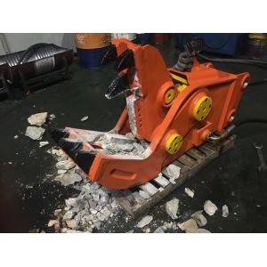 Secondary Building Demolition BEIYI Hydraulic Rotating Pulverizer concrete