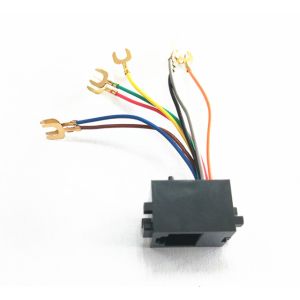 641D 8P8C Female Telephone Connector Adapter RJ11 Telephone Jack