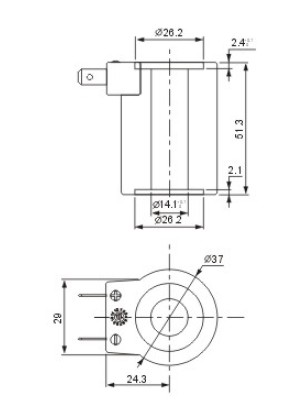 Long Life Electromagnetic Induction Coil For BRC pressure Reducer