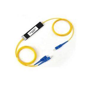 1x2 SC/UPC FBT Coupler Fiber Optic Cable Splitter -40- 85C for Communication
