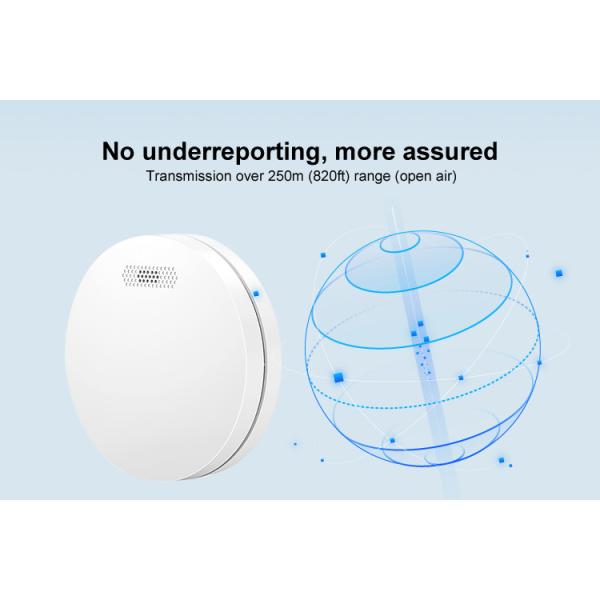 85 DB Wireless Interconnected Smoke Alarm Smoke Detector With ABS CMaterials