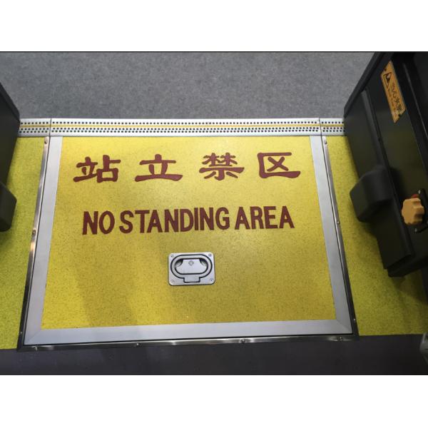 Folding / Single Plate Removable Handicap Ramp With Independent / Wholly Manual