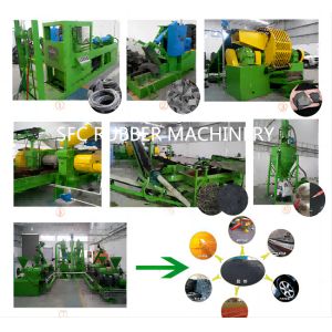 Used Tire Recycling Plant / Waste Tyre Recycling Production Line