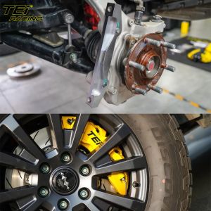 Front 6 piston and rear 4 piston caliper with E-brake caliper BBK auto brake