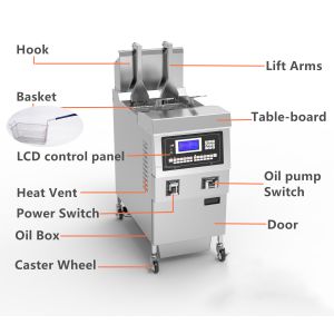 Commercial Automatic Lift And Down Electric Open Chips Fryer