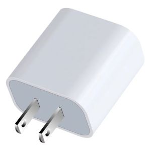 30W USB-C Wall Charger with 2-Pin Plug for Phones Tablets